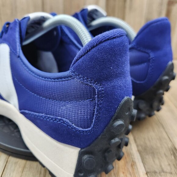 Mens New Balance 327 Size 11.5 Victory Blue White Suede Athletic Sneakers Shoes - Picture 7 of 9